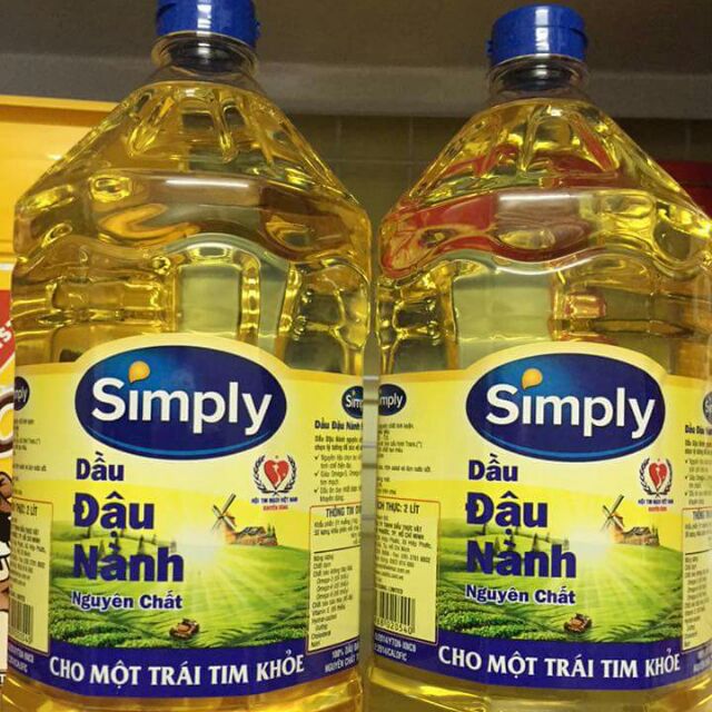 Dầu đậu nành simply 2L