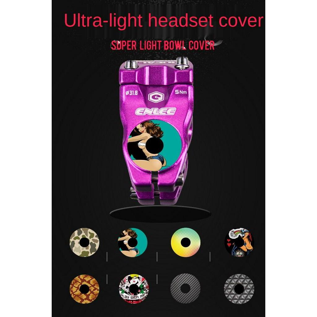 Nắp lỗ ống nghe Mosoworld bằng hợp kim titan 5D 28.6mm họa tiết MTB