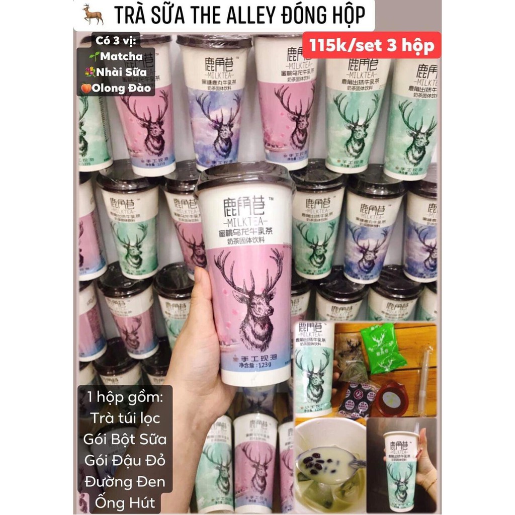 Trà sữa The Alley pha sẵn 3 vị ngon như quán