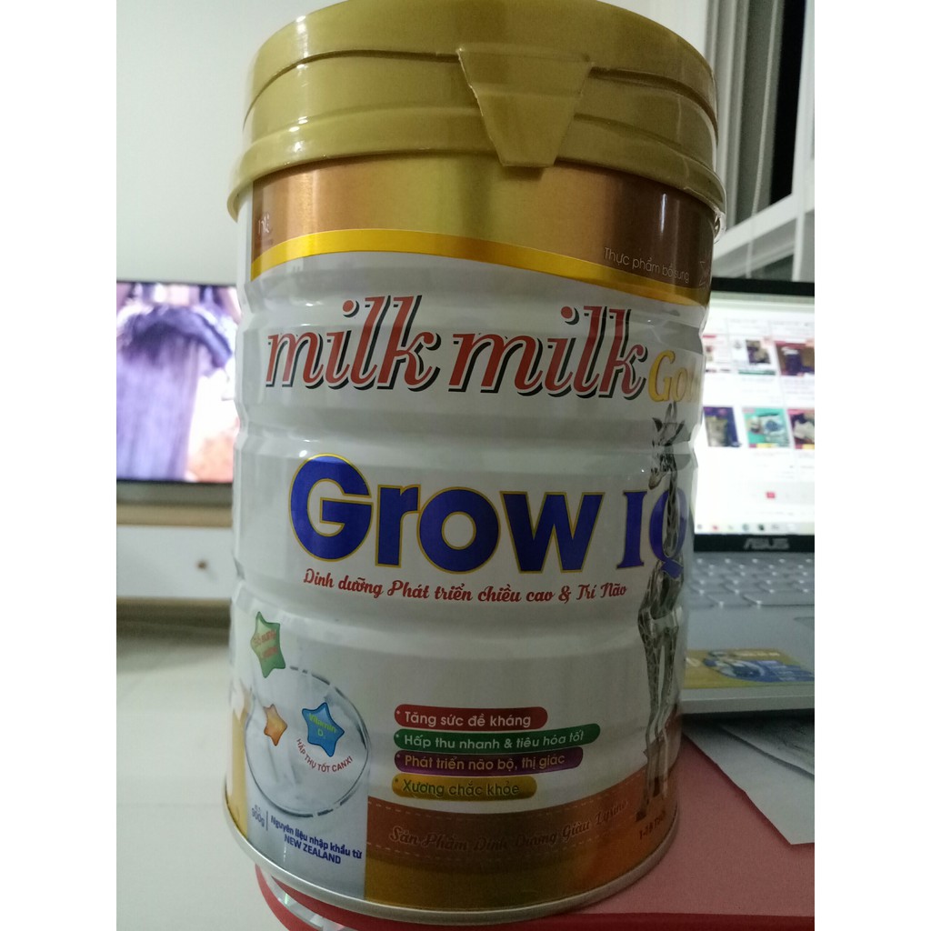 Sữa Milkmilkgold tăng cường chiều cao và trí thông minh loại 900g