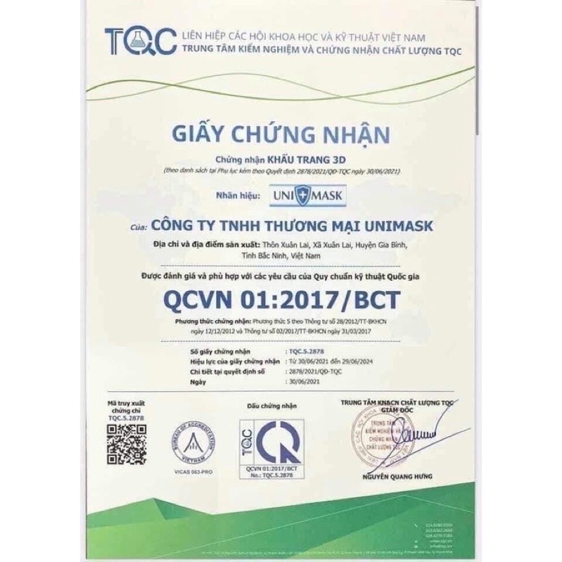 [Giá Sỉ] Khẩu trang Gấu Uni Mask cho trẻ từ sơ sinh - Gói 3c