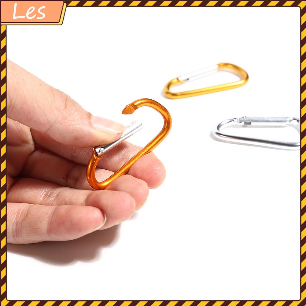 Bộ 10 móc khóa carabiner dùng khi leo núi