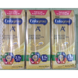 Sữa pha sẵn Enfagrow A+ Chocolate -Vanila 180ml * 3 hộp