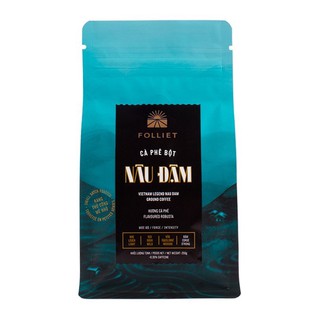 Cà phê pha phin truyền thống - nâu đậm #folliet - túi 250gr