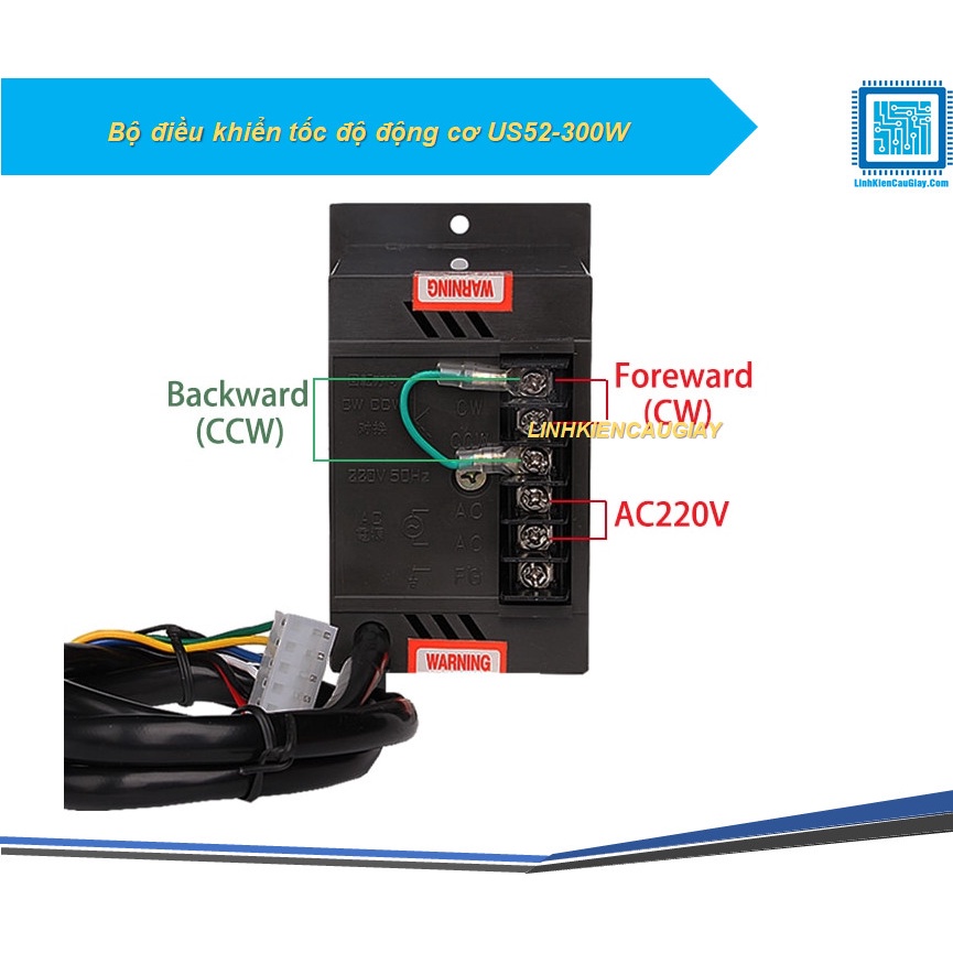 [FreeShip] [Giá hủy diệt] Bộ điều khiển tốc độ động cơ US52-300W