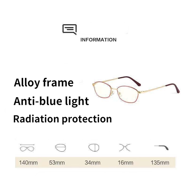 Kính đọc sách chống ánh sáng xanh chất lượng cao cho phụ nữ trung niên và lớn tuổi