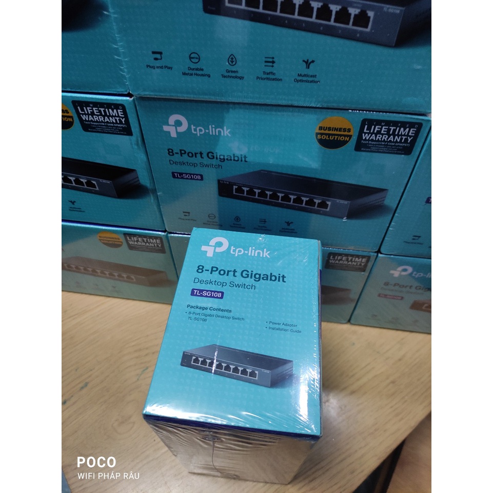 Thiết bị chuyển mạch, thiết bị chia mạng switch tplink TL-SG108