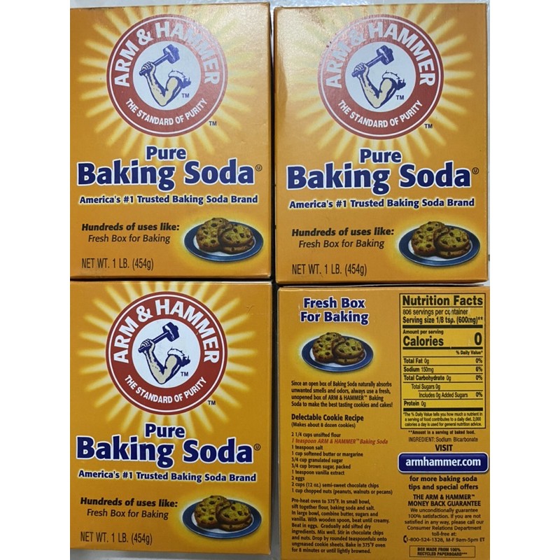 Bột basking soda 454g đa công dụng date t8/2025