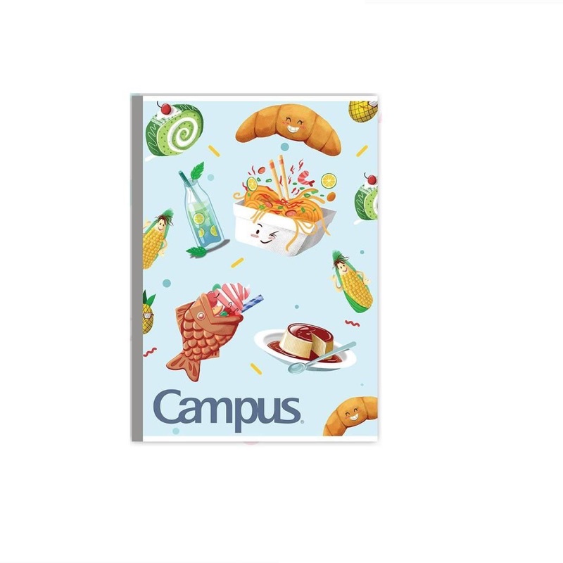 Vở kẻ ngang Campus 120 trang Food