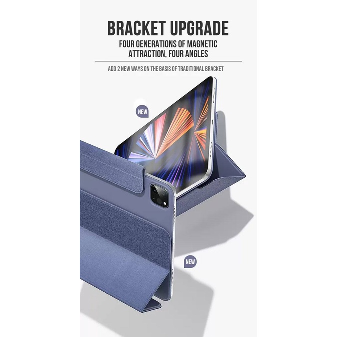 Bao Da Calstone New series Magnetic 3in1 IPad mini 6 ~ Air4 Air5 ~ 2020 2021 Pro 11 ~ 2020 2021 Pro 12.9