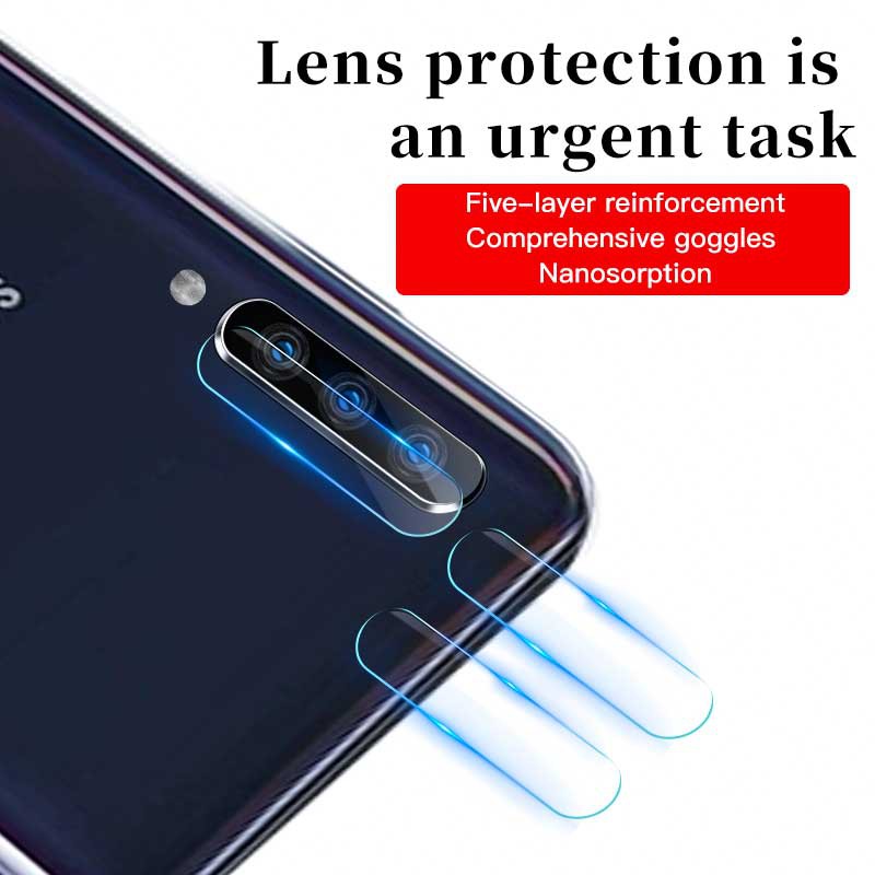 Camera phía sau phim bảo vệ Samsung Galaxy S8 S9 S10 J4 J6 Plus Phone Camera Protective HD Screen Tempered Lens Film