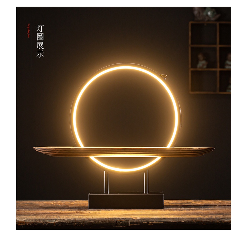 Mô hình đèn led tròn trưng bày thờ cúng decor seup siêu đẹp