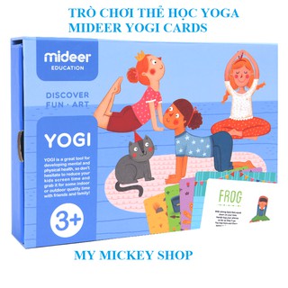 Trò chơi thẻ học Yoga 3+ - CHÍNH HÃNG MIDEER YOGI cards MD2034