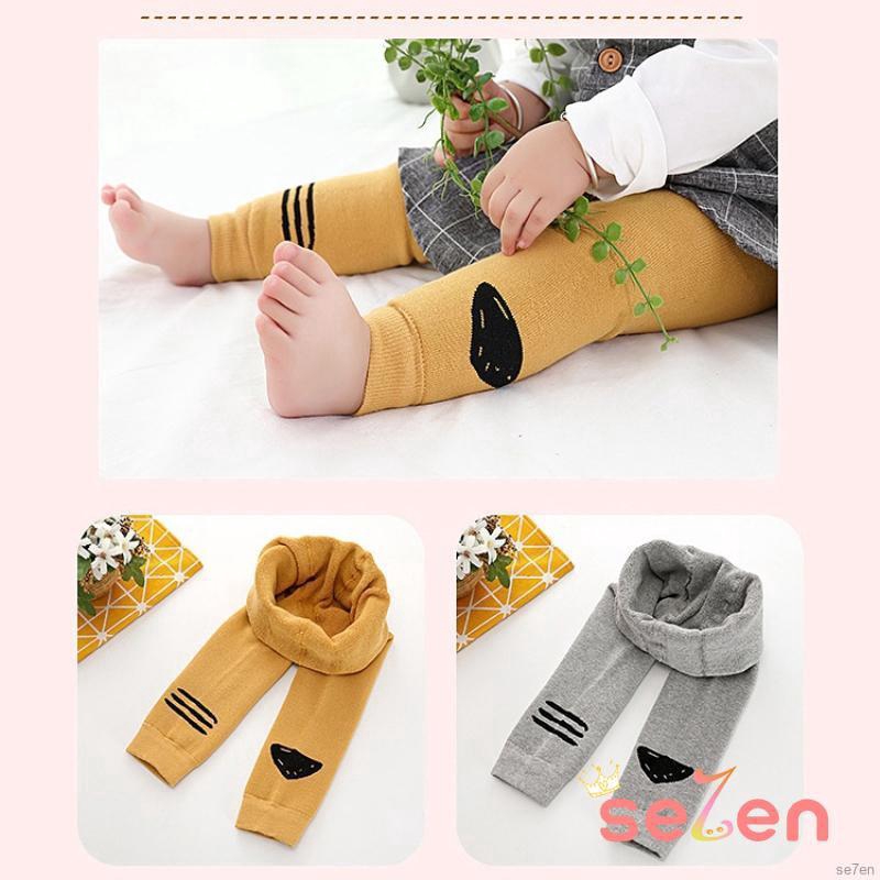 Quần legging dày giữ ấm bằng cotton cho bé gái