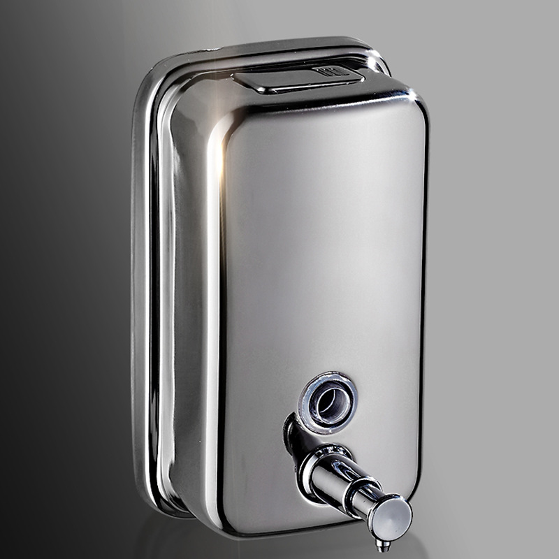 Bình Đựng Xà Phòng Rửa Tay Treo Tường Bằng Thép Không Gỉ