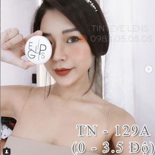 Kính Áp Tròng Cận Fairy Gray Sale 58% Tinteye 129A Tặng 1 Nước Ngâm Lens Chuyên Dụng