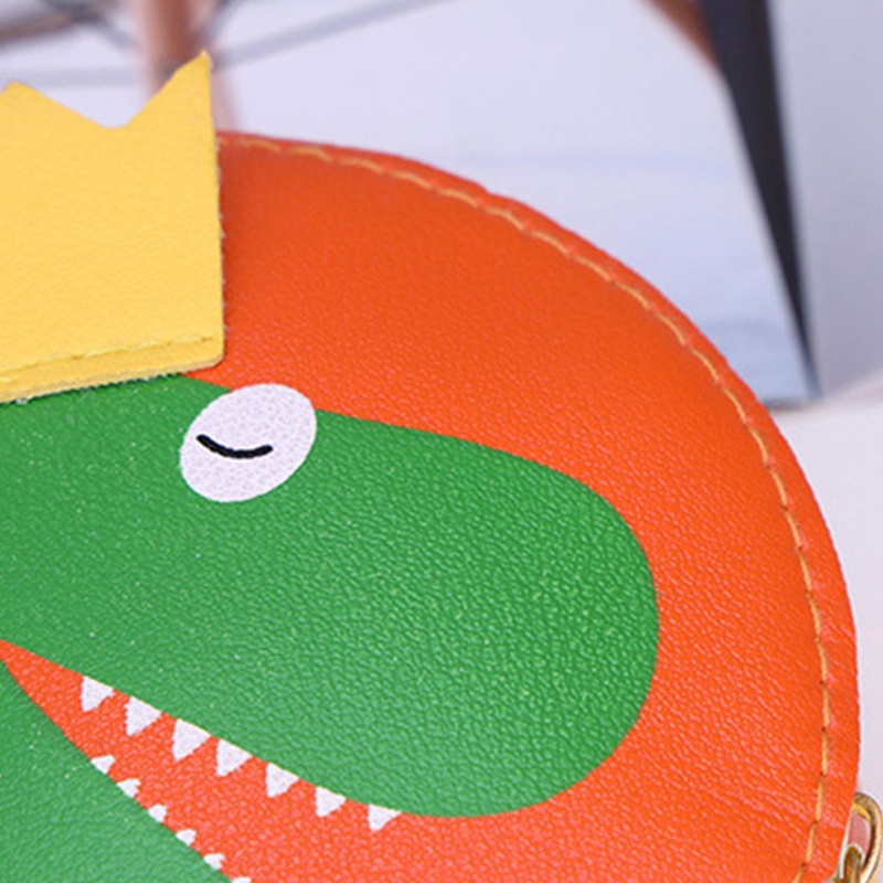 Túi Đeo Chéo Da PU Hình Khủng Long Đáng Yêu Cho Bé