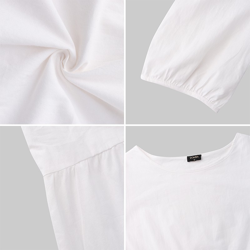 VONDA Đầm suông ngắn tay phong cách retro | BigBuy360 - bigbuy360.vn