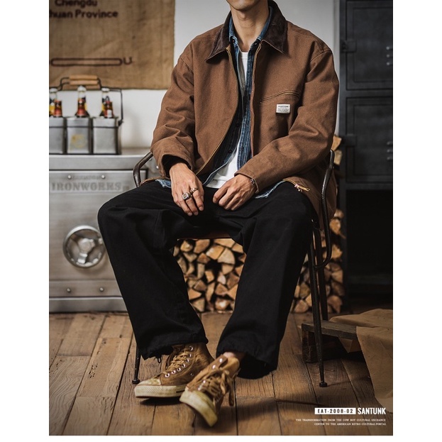 Áo Khoác ‪‪Carhartt WIP Tương Tự/ ‬‬Carhartt mens Duck Detroit Jacket/ Áo KaKi Carhartt tương tự