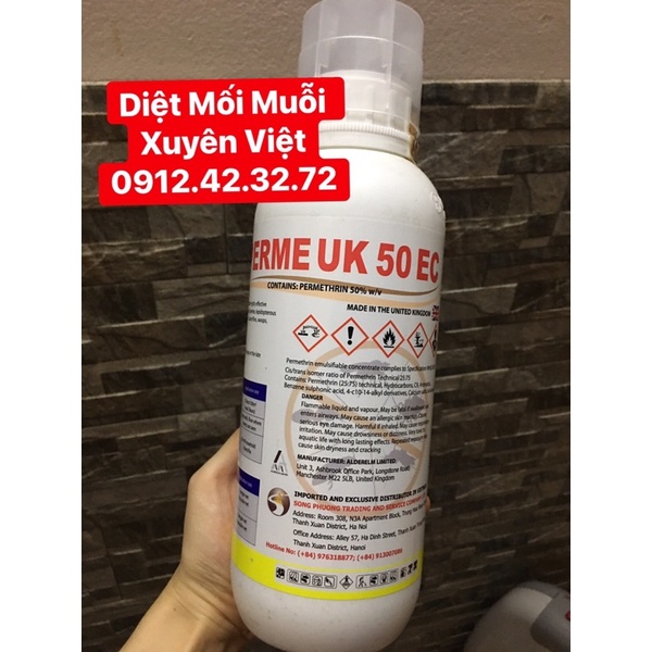 Thuốc diệt muỗi PERME UK - Nhập khẩu Anh Quốc