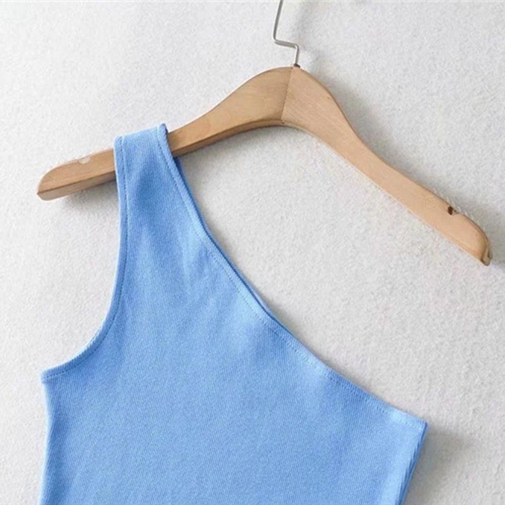 Áo Croptop Sát Nách Cổ Chéo Thời Trang Cho Nữ