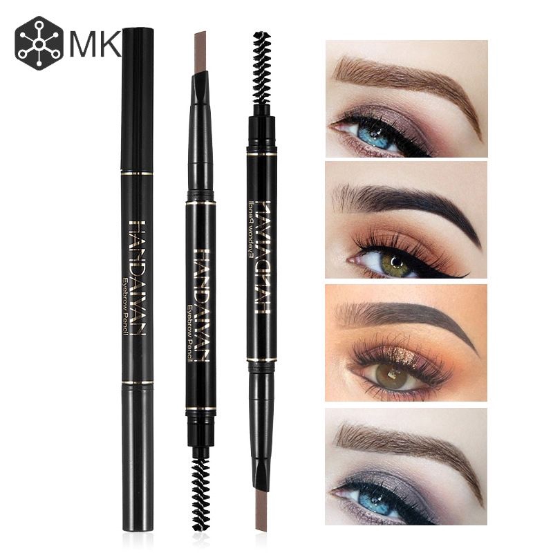 Bút chì kẻ chân mày thương hiệu HANDAIYAN lâu trôi hai đầu tiện dụng gồm 5 màu