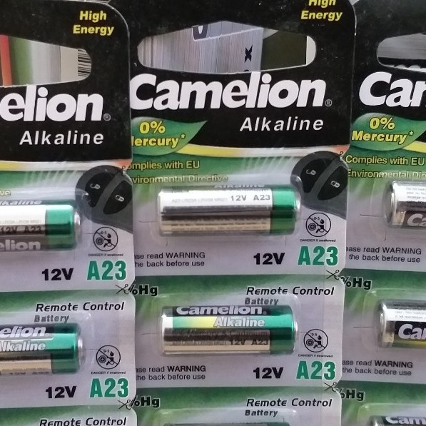 Pin A23, A27 Alkaline Camelion 12V dùng cho cửa cuốn điều khiển ( 5 viên/ vỉ).