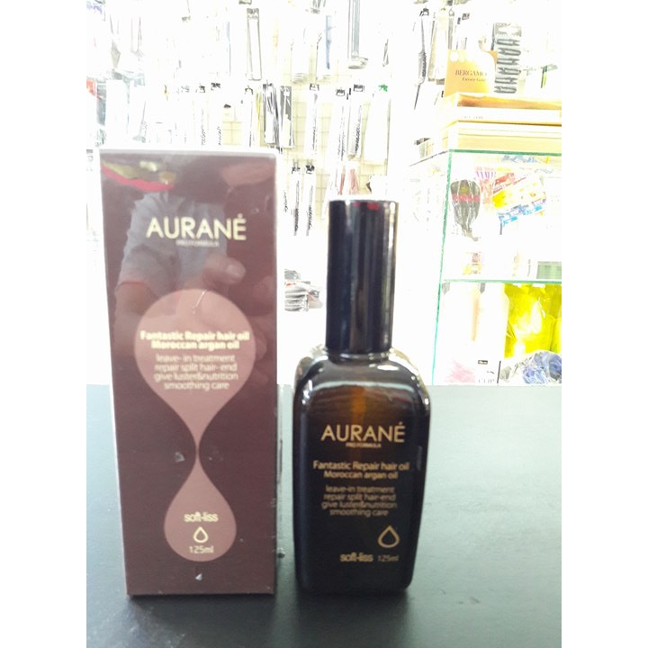 TINH DẦU DƯỠNG PHỤC HỒI TÓC SOFT-LISS MOROCCAN ARGAN OIL AURANE 125ml (CHÍNH HÃNG)