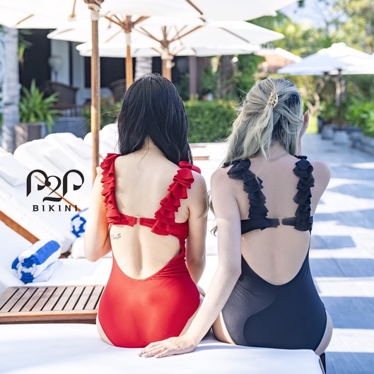 P2P BIKINI - Monokini hai dây basic nhiều màu - MN350M_HD