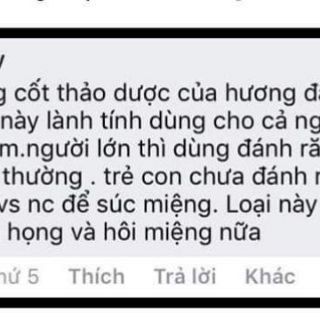 CỐT THẢO DƯỢC TRỊ HÔI MIỆNG - VÀNG RĂNG