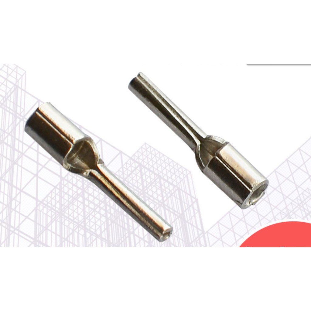 Đầu cos pin tròn trần đồng PTN 1.25-12; PTN 2-12; PTN 5.5-12 Túi 100 cái