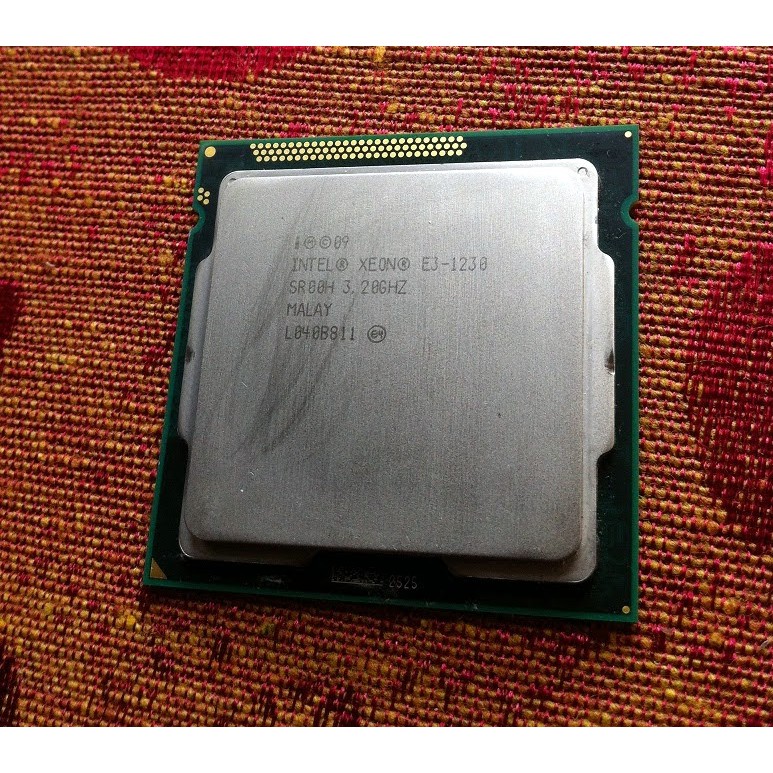 Chip Xeon® E3-1230 tương đương i7 2600 sk 1155