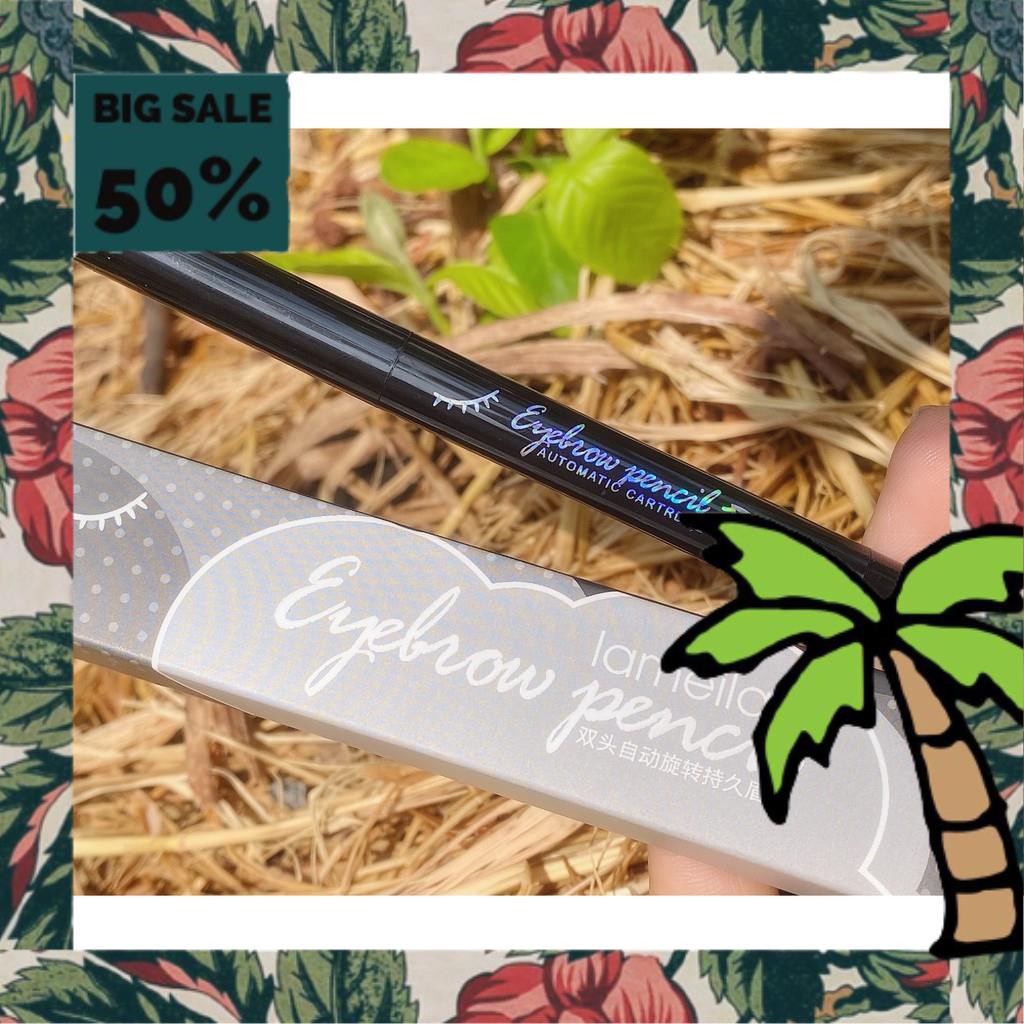 Chì Kẻ Mày 2 Đầu XÁM 803 Lameila nội địa sỉ rẻ lâu trôi mềm mịn dể kẻ eyebrow makeup eyeliner | BigBuy360 - bigbuy360.vn