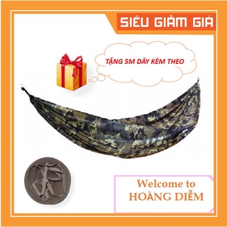 Võng dù, lưới 🎁TẶNG 5M DÂY🎁 chất liệu vải dày chắc chắn, không co giãn - kích thước 1m2 x 2m2