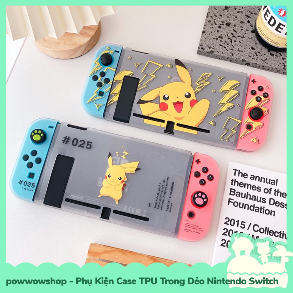 [Sẵn VN - Hỏa Tốc] Phụ Kiện Case Ốp TPU Dẻo Cho Máy Game Cầm Tay Nintendo Switch P-Thunder