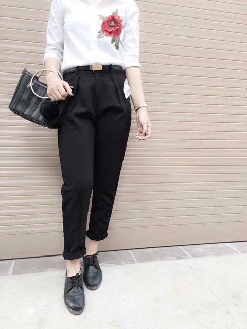 QUẦN BAGGY VẢI NỮ SIÊU ĐẸP ( kèm ảnh thật)