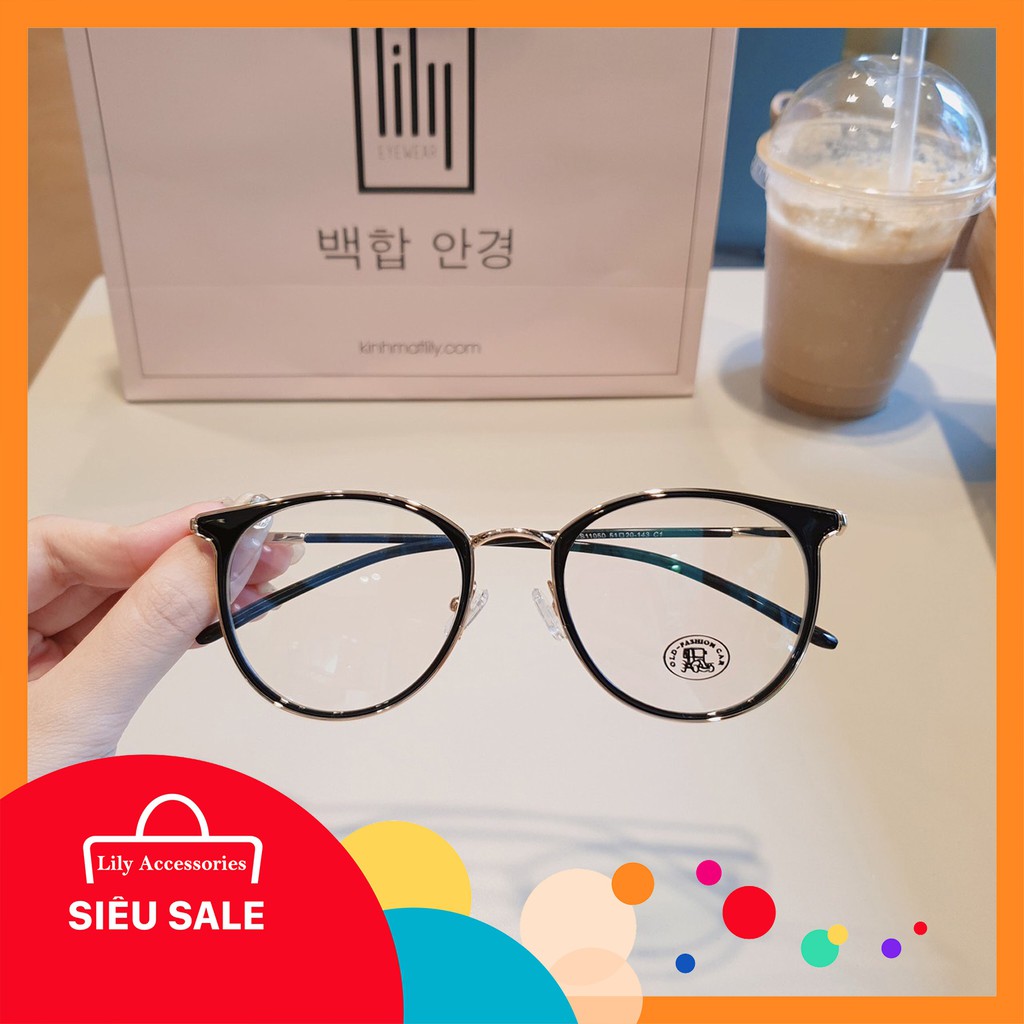Gọng kính cận thời trang [Cắt kính mắt cận-loạn] Gọng cận cao cấp 11050