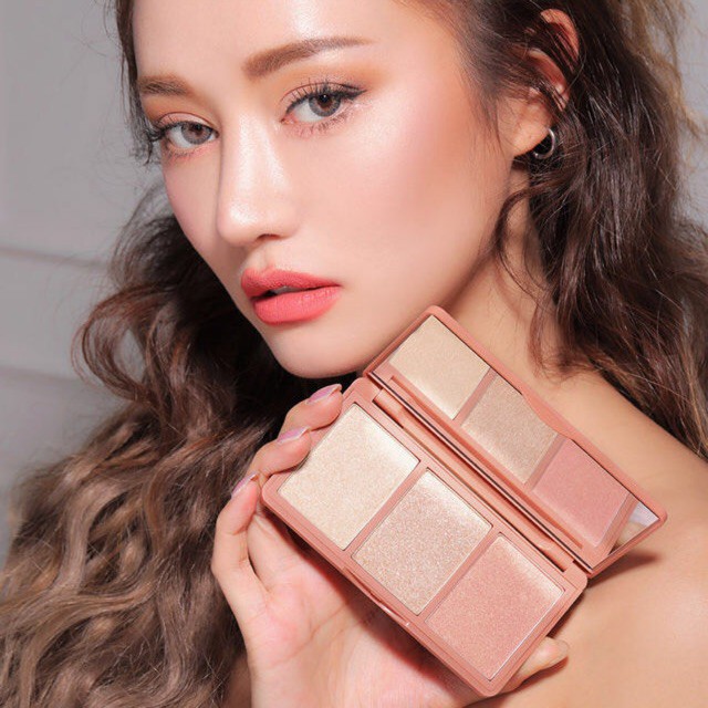 Bảng Highlight 3CE Strobing Skin Palette 12g