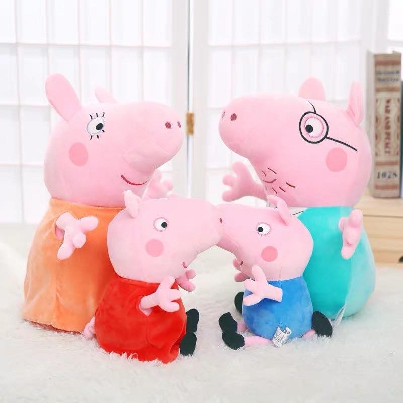 Đồ chơi heo Peppa nhồi bông dễ thương kích thước 20-50cm