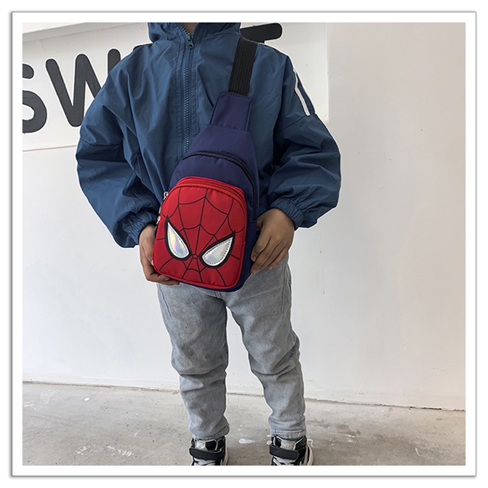 Túi Đeo Chéo Ngực Nhỏ Họa Tiết Hoạt Hình Phong Cách Hàn Quốc Cho Bé Trai