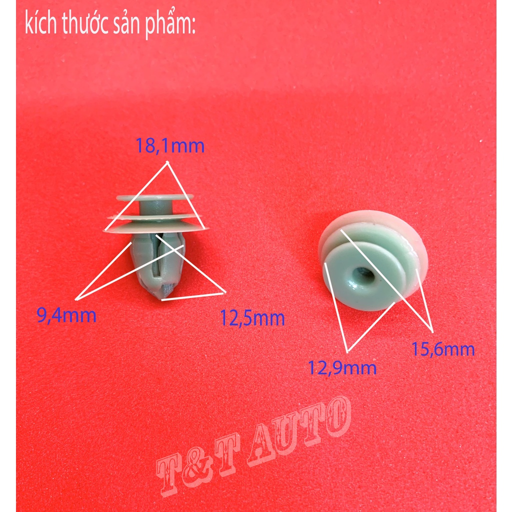 Bộ 50 chốt tappi cản cửa dành cho BMW, honda CRV honda CiVic.