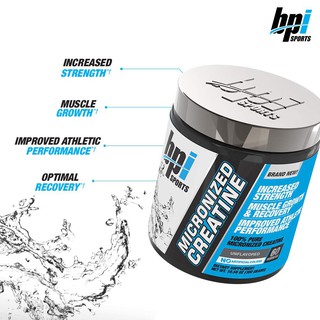 Tăng Sức Mạnh Tăng Năng Lượng Giảm Mệt Mỏi Creatine Bpi Sports Micronized Creatine 300g 60 Lần Dùng Từ Mỹ