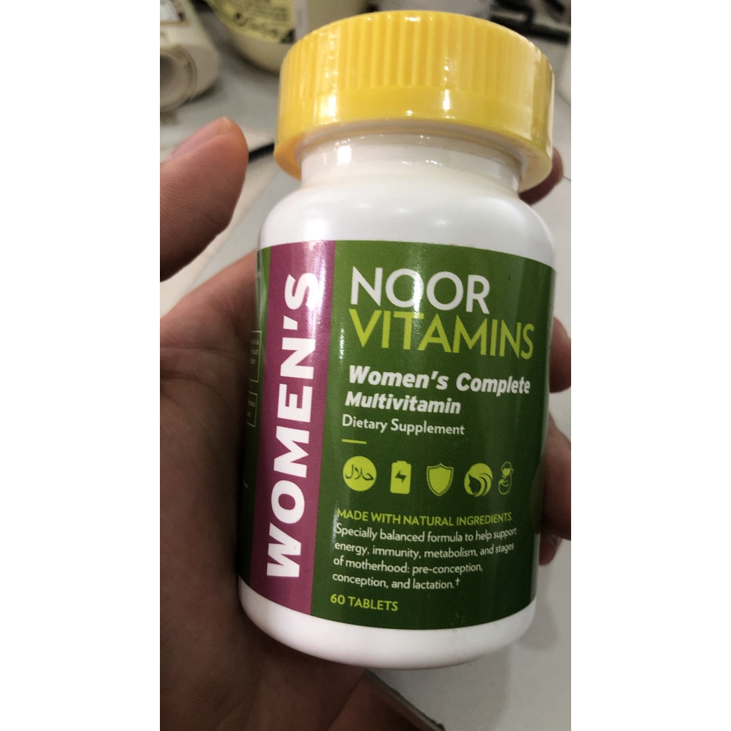 Noorvitamins Womens Multivitamin &amp; Mineral I Once Daily Vitamin Supplement I Vegan Formula to Support Energy, Immunity