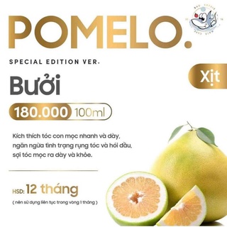 Pro pomelo hair mist - xịt bưởi kích mọc x2