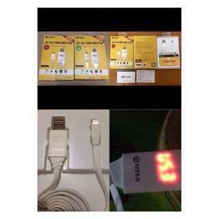 Cáp sạc iphone 5 thông minh Titan