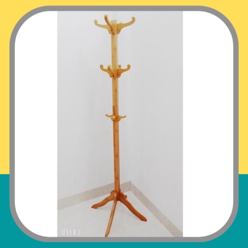 Xả kho thanh lý cây treo quần áo gỗ 4 chân