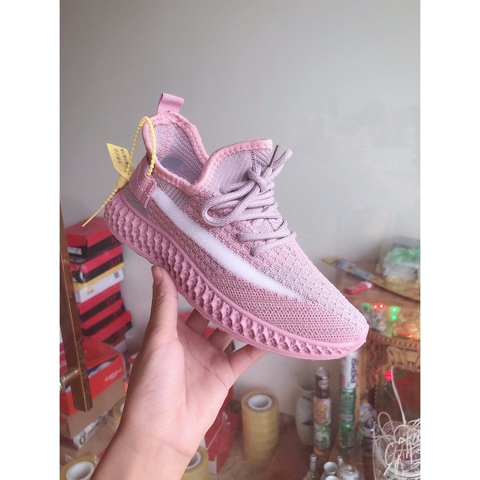 Giày thể thao sneaker nữ , đế thiết kế dạng tổ ong 3 màu đen,trắng xám, hồng mã CT155 | BigBuy360 - bigbuy360.vn
