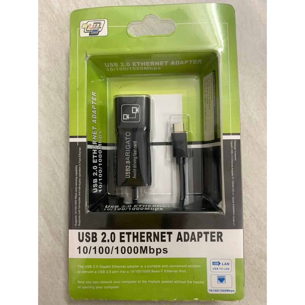 Cáp chuyển Type-C ra cổng LAN RJ45 1000Mbps