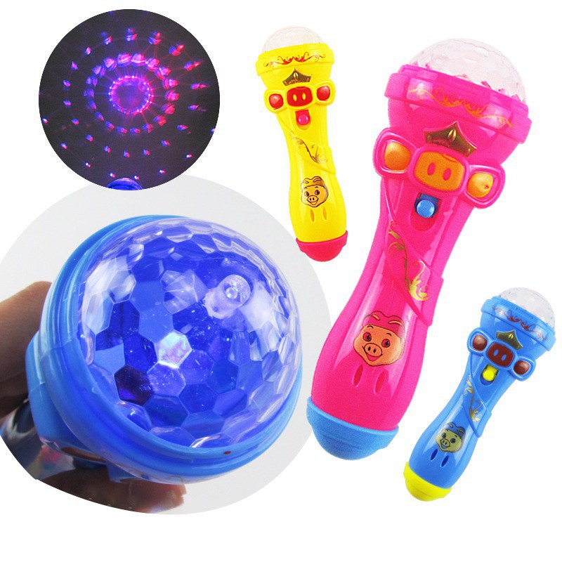 Đồ chơi micro có đèn phát sáng dành cho trẻ em