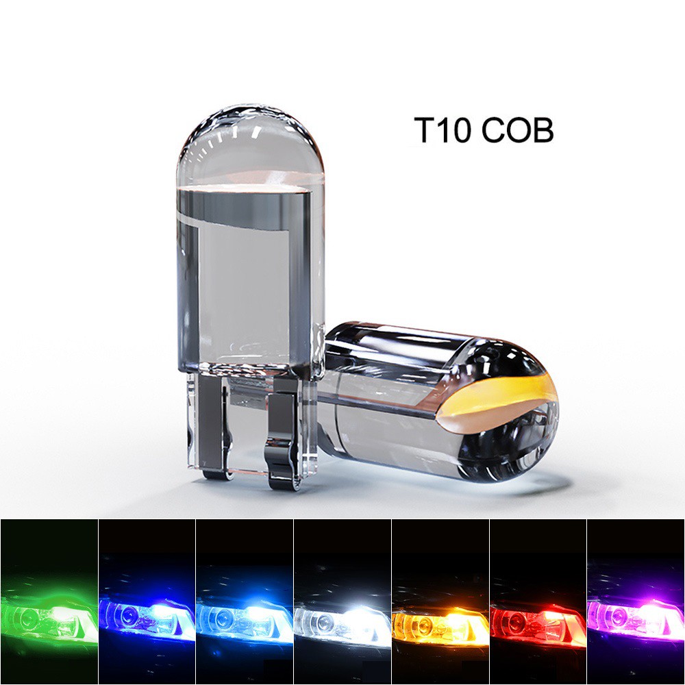 Bóng Đèn Led T10 COB 1SMD Thủy Tinh Thay Thế Đèn Xi Nhan, Demi Xe Máy - Ô Tô 12V